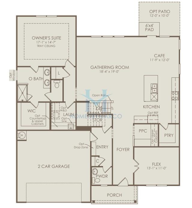 Photos of the Fieldcrest model in the Ashworth Estates subdivision in Powder Springs, GA