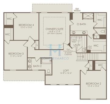 Woodward model in Briar Creek, Atlanta, GA, built by Pulte Homes