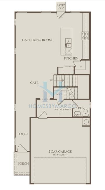 Photos of the Sienna model in the Adler Springs subdivision in Powder Springs, GA