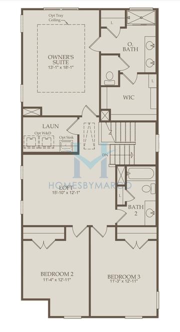 Sienna model in Adler Springs, Powder Springs, GA, built by Pulte Homes