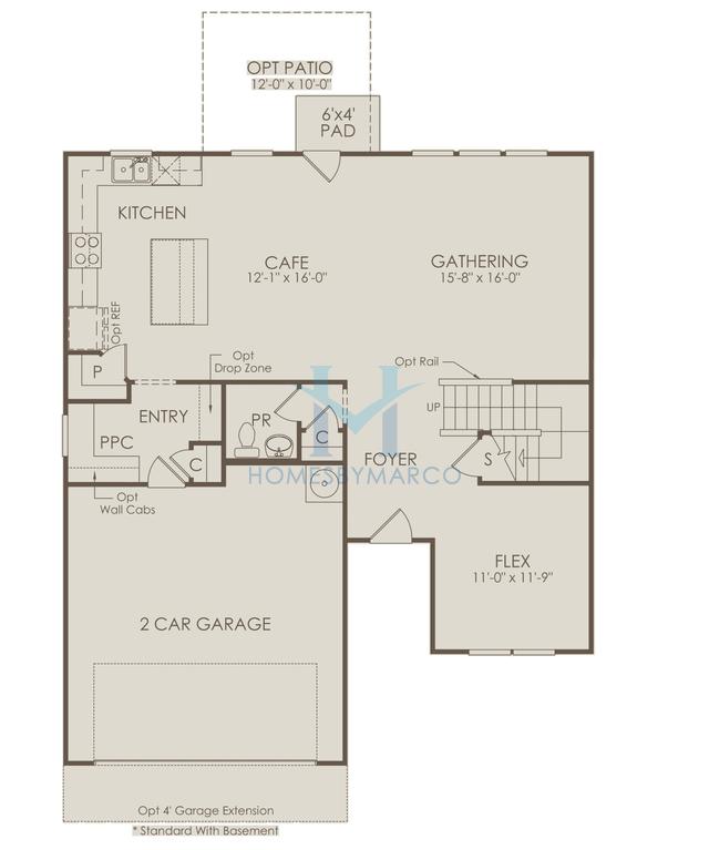 Photos of the Newberry model in the Hunters Creek subdivision in Flowery Branch, GA
