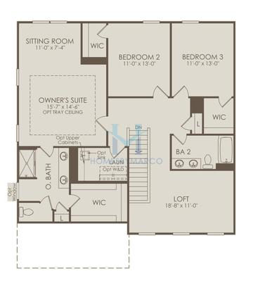Mercer model in Forest Creek, Waxhaw, NC, built by Pulte Homes