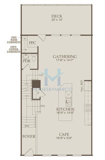 Hutton model in Altus at the Quarter, Atlanta, GA, built by Pulte Homes