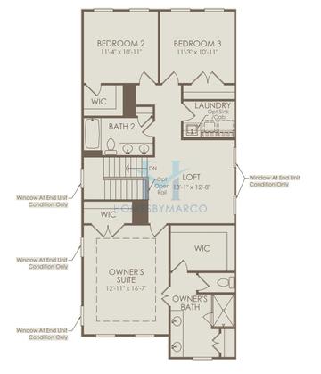 Wando model in Embry, Johns Creek, GA, built by Pulte Homes