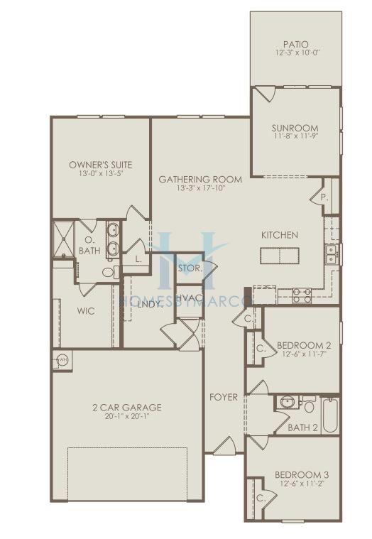 Photos of the Dogwood model in the Westfield Village subdivision in Covington, GA
