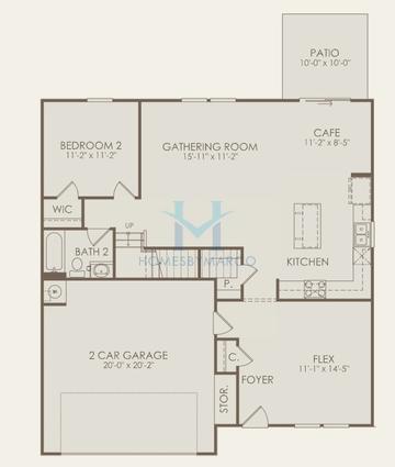 Photos of the Whimbrel model in the Avery Ridge subdivision in Gainesville, GA