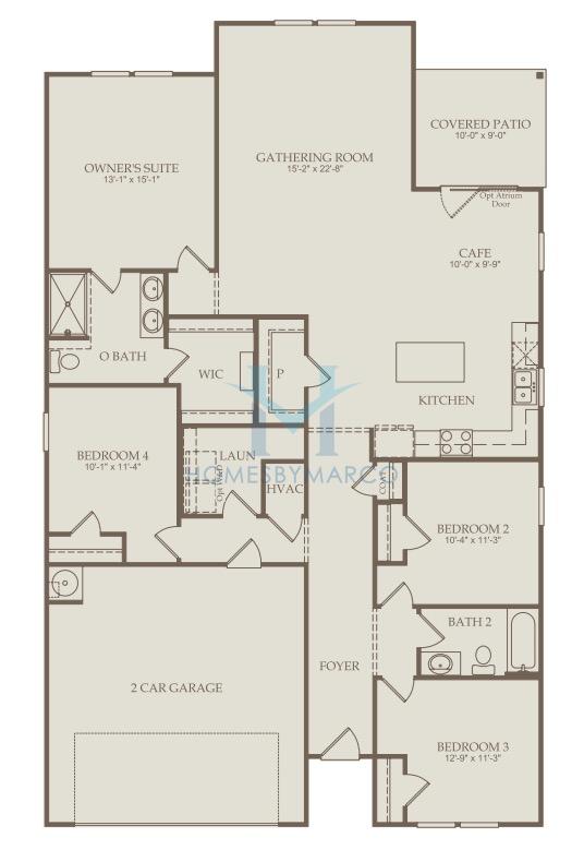 Photos of the Ibis model in the Avery Ridge subdivision in Gainesville, GA