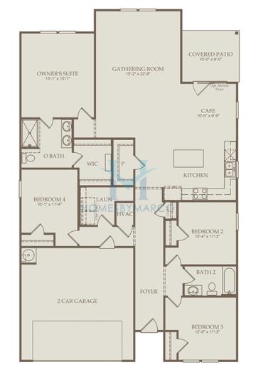 Photos of the Ibis model in the Avery Ridge subdivision in Gainesville, GA