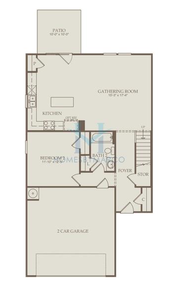 Raven model in Avery Ridge, Gainesville, GA, built by Centex