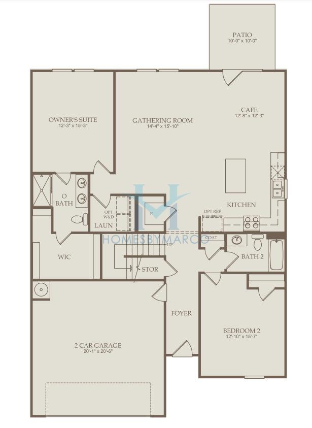 Starling model in Avery Ridge, Gainesville, GA, built by Centex