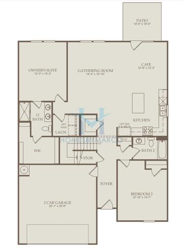 Photos of the Starling model in the Avery Ridge subdivision in Gainesville, GA
