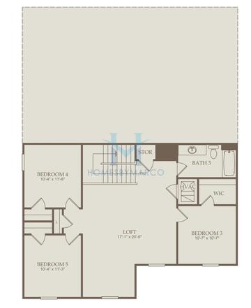Starling model in Avery Ridge, Gainesville, GA, built by Centex