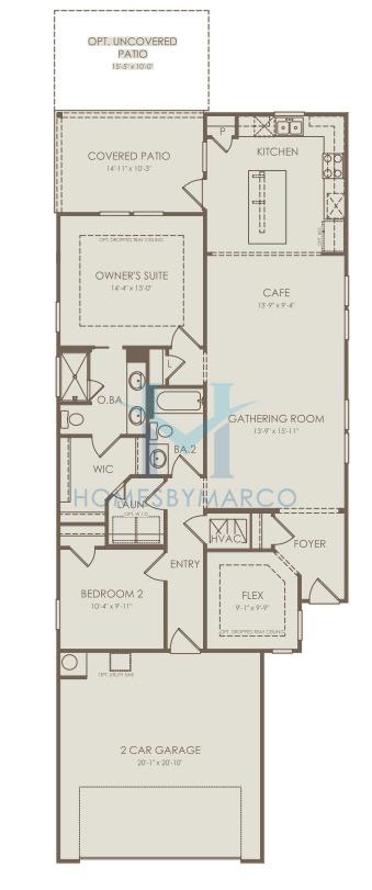 Photos of the Compass model in the Del Webb at Lake Oconee subdivision in Greensboro, GA