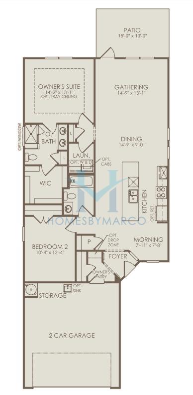 Photos of the Steel Creek model in the Del Webb Chateau Elan subdivision in Hoschton, GA