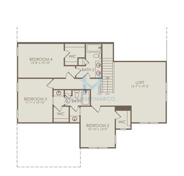 Valley model in Sterling Pointe, Cumming, GA, built by John Wieland Homes