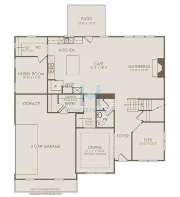 Photos of the Richmond model in the Sterling Pointe subdivision in Cumming, GA