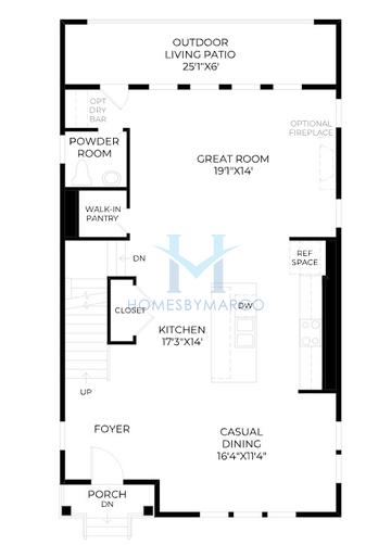 Buxton model in Nolyn Pointe, Atlanta, GA, built by Toll Brothers