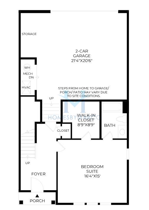 Photos of the Baxter model in the Nolyn Pointe subdivision in Atlanta, GA