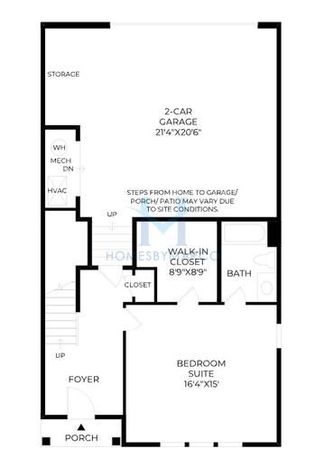 Photos of the Baxter model in the Nolyn Pointe subdivision in Atlanta, GA