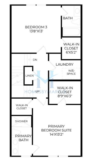 Adair model in 568 West, Atlanta, GA, built by Toll Brothers