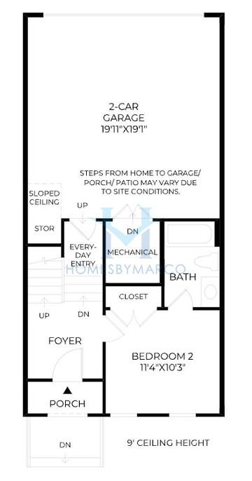 Photos of the Adair model in the 568 West subdivision in Atlanta, GA
