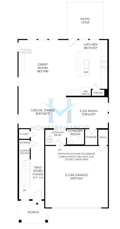 Chestatee model in Rowan Walk, Smyrna, GA, built by Toll Brothers