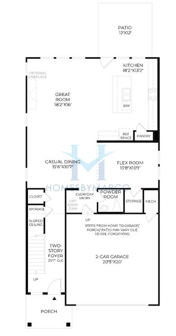 Photos of the Chestatee model in the Aurora Ridge at Great Sky subdivision in Canton, GA