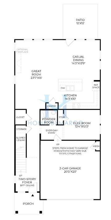 Photos of the Sawnee model in the Aurora Ridge at Great Sky subdivision in Canton, GA