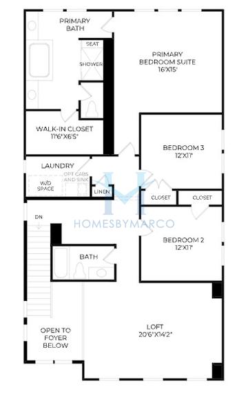 Sawnee model in Aurora Ridge at Great Sky, Canton, GA, built by Toll Brothers