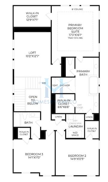 Tallulah model in Aurora Ridge at Great Sky, Canton, GA, built by Toll Brothers