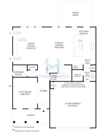 Photos of the Habersham model in the Aurora Ridge at Great Sky subdivision in Canton, GA