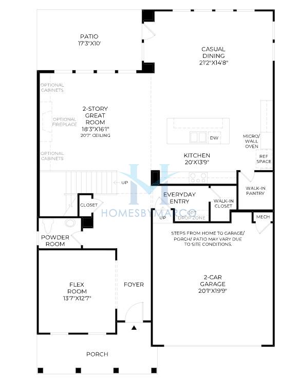 Photos of the Sweetwater model in the Vista Ridge subdivision in Woodstock, GA