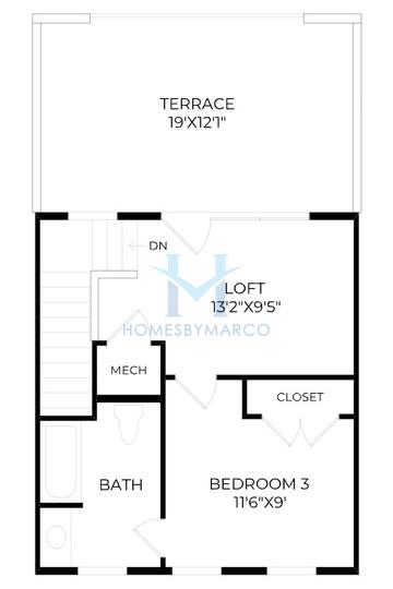 Winn model in Beckham Place at Morningside, Atlanta, GA, built by Toll Brothers