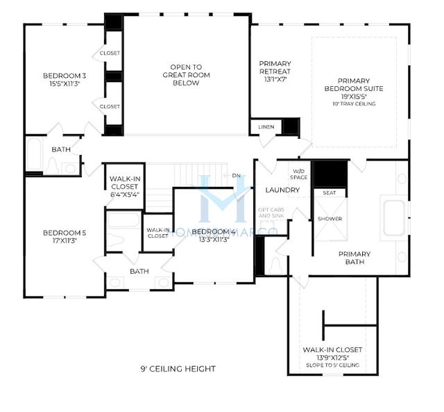 Photos of the Roswell model in the Northfield at The Polo Fields subdivision in Cumming, GA