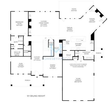 Photos of the Rosewater model in the Brookmeade subdivision in Cumming, GA