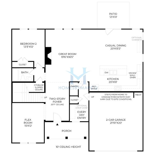 Oakshire model in Vista Ridge, Woodstock, GA, built by Toll Brothers