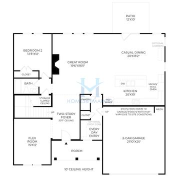 Photos of the Oakshire model in the Vista Ridge subdivision in Woodstock, GA