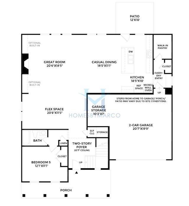Photos of the Hillside model in the Vista Ridge subdivision in Woodstock, GA
