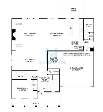 Photos of the Hillside model in the Vista Ridge subdivision in Woodstock, GA