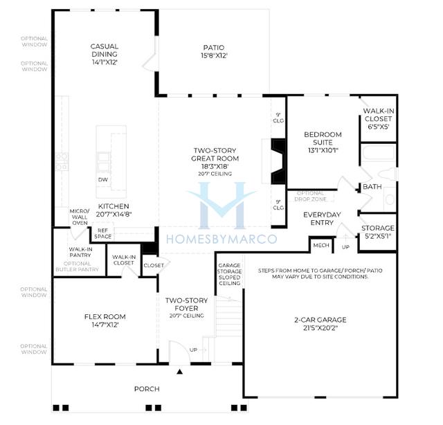 Photos of the Hedgerow model in the Vista Ridge subdivision in Woodstock, GA