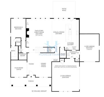 Photos of the Antoinette model in the Westover subdivision in Cumming, GA