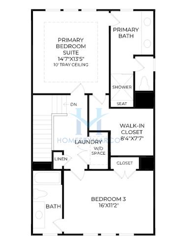 Spalding Grand model in Rowan Walk, Smyrna, GA, built by Toll Brothers