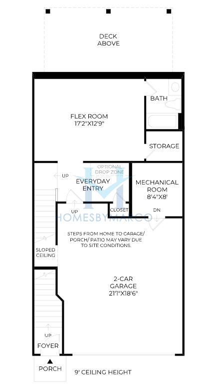 Remerton model in Rowan Walk, Smyrna, GA, built by Toll Brothers