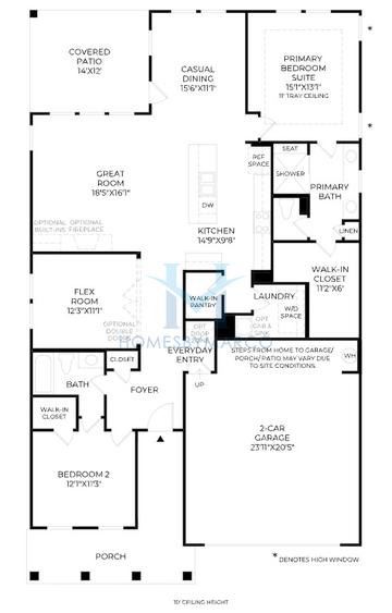 Photos of the Allatoona model in the Vista Ridge subdivision in Woodstock, GA