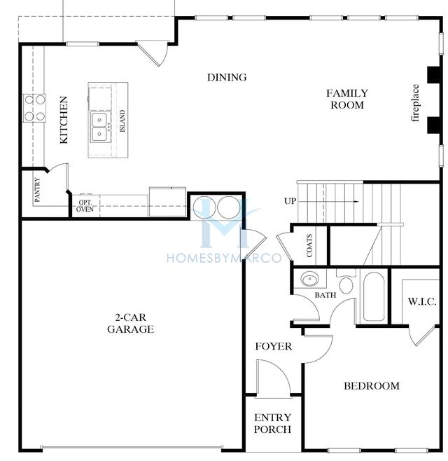 Photos of the Amherst model in the Red Bird Manor subdivision in Jefferson, GA