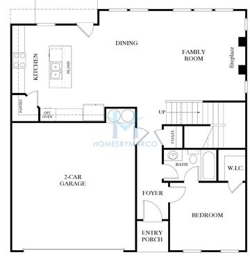 Photos of the Amherst model in the Red Bird Manor subdivision in Jefferson, GA