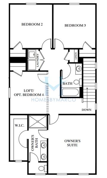 Brookside model in Caldwell Park, Mableton, GA, built by Crawford Creek Communities