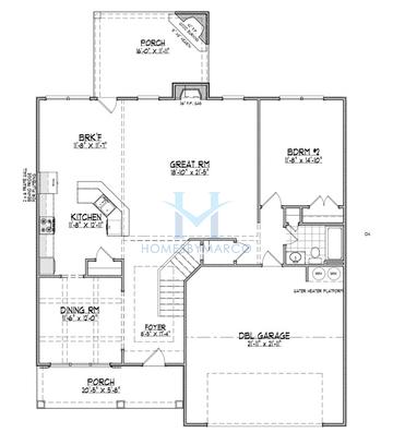 Scarlett I model in The Retreat at Mcguire's Ridge, Kennesaw, GA, built by Crawford Creek Communities