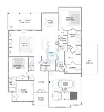 Rose model in Brooks Pond, Cumming, GA, built by David Patterson Homes