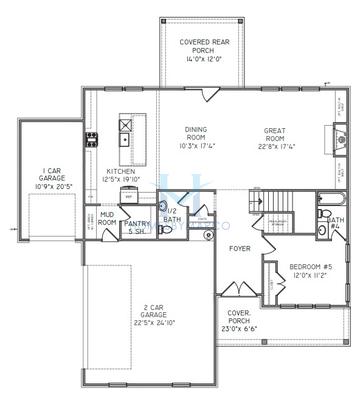 Photos of the Vivienne model in the Fireside Farms subdivision in Dawsonville, GA